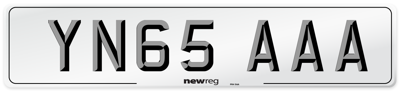 YN65 AAA Number Plate from New Reg